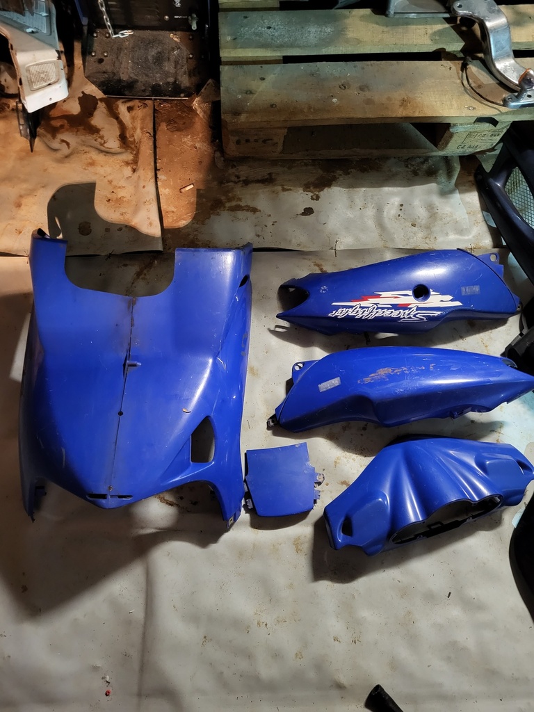 Peugeot Speedfight 1 2 Verkleidung Blau